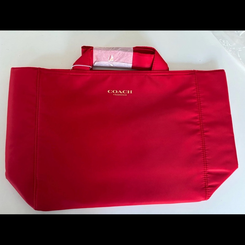 Coach Vibrant Red Fragrance Tote Bag - Picture 6 of 6